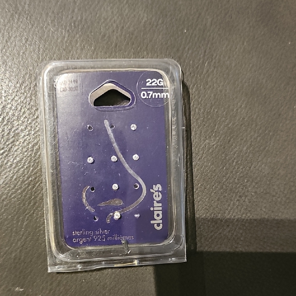 Claire's Sterling Silver Nose Rings Set